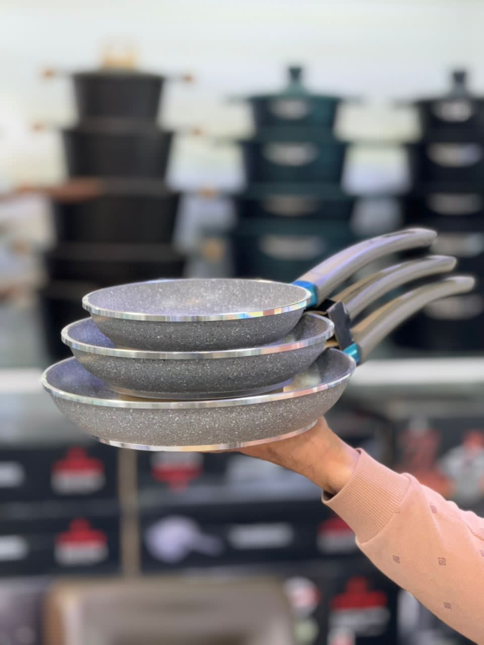 سرویس ماهیتابه گرانیتی لایف اسمایل سه تایی