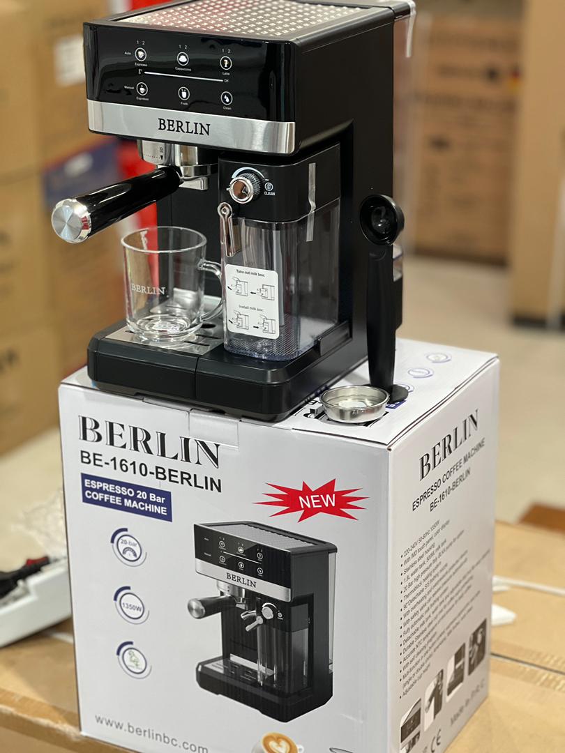 اسپرسوساز برلین خانگی مخزن شیردار مدل Be-1610