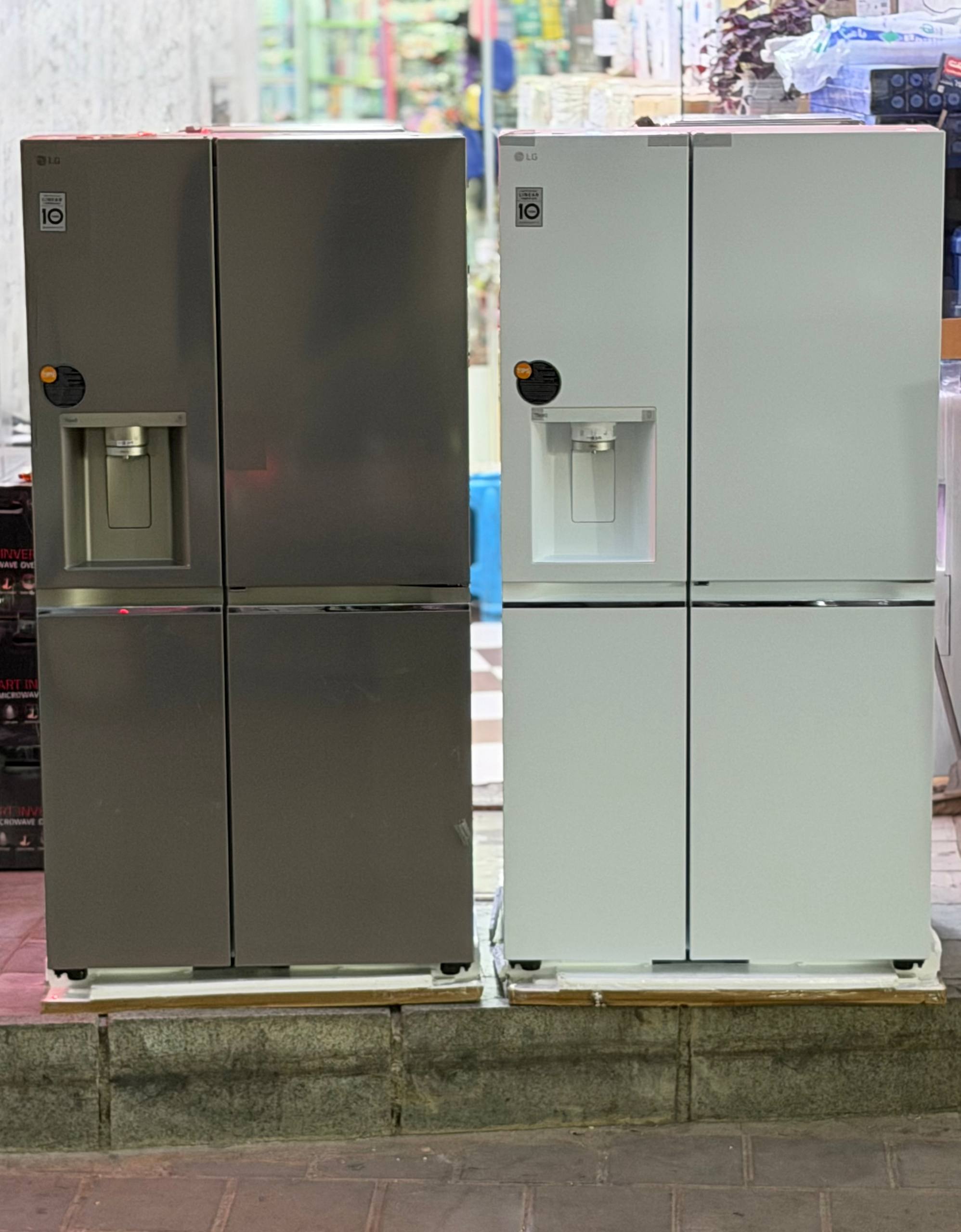 یخچال فریزر الجی ساید بای ساید مدل GC-J348CSFS