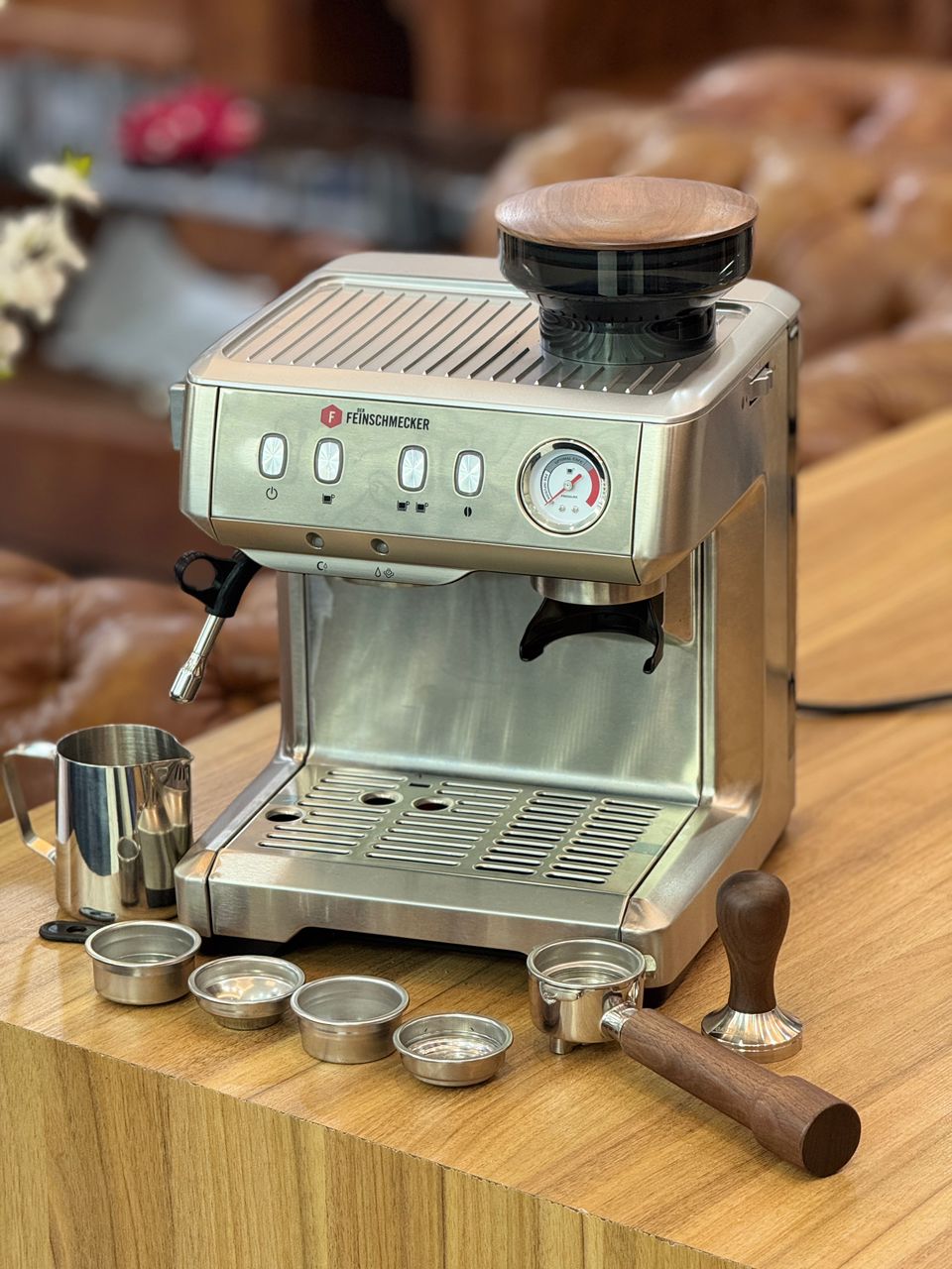 اسپرسوساز گاستروبک با اسیاب با چوب گردو  مدل42624