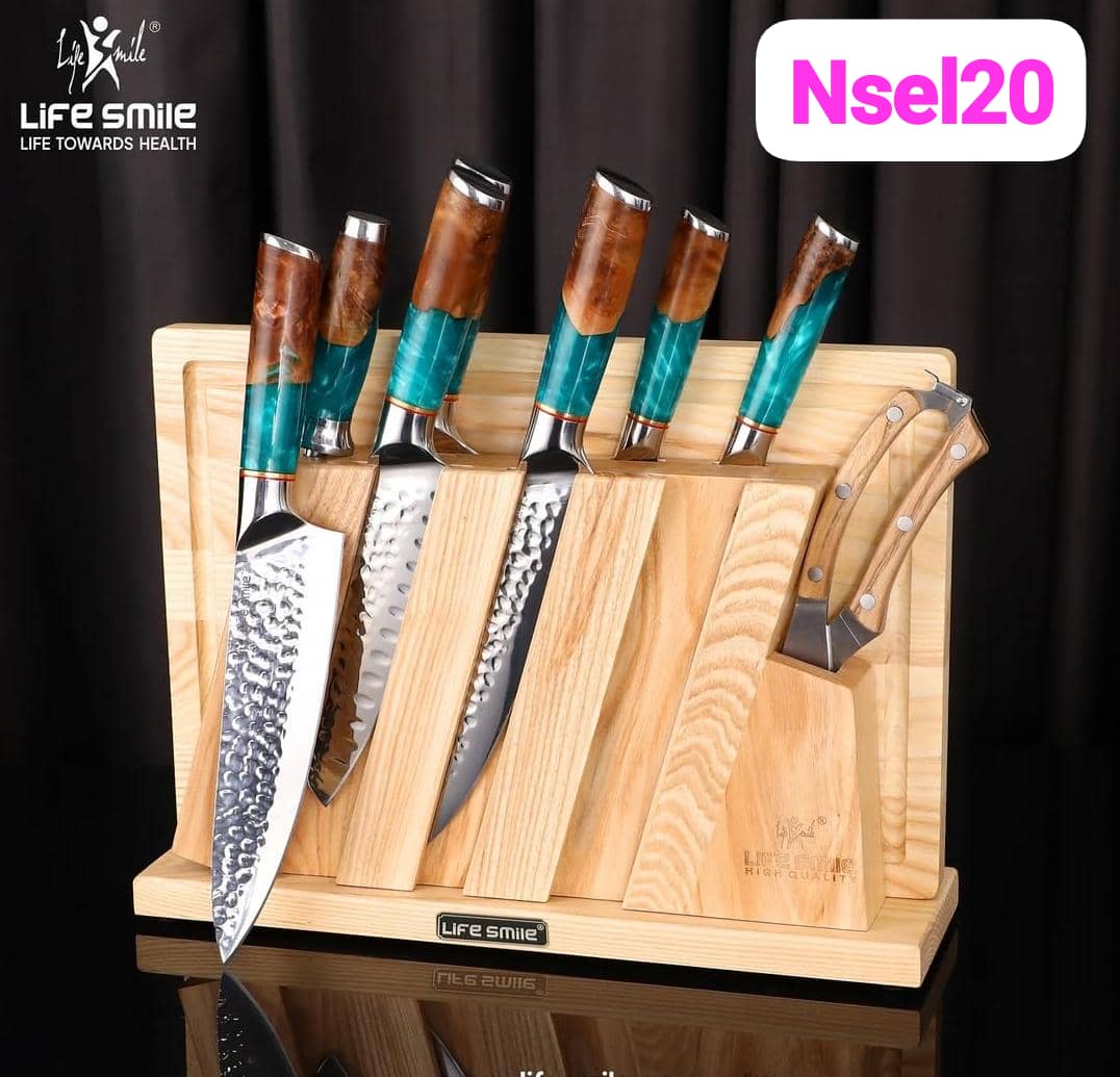 سرویس چاقو کامل اشپزخانه لایف اسمایل مدل NSEL 20