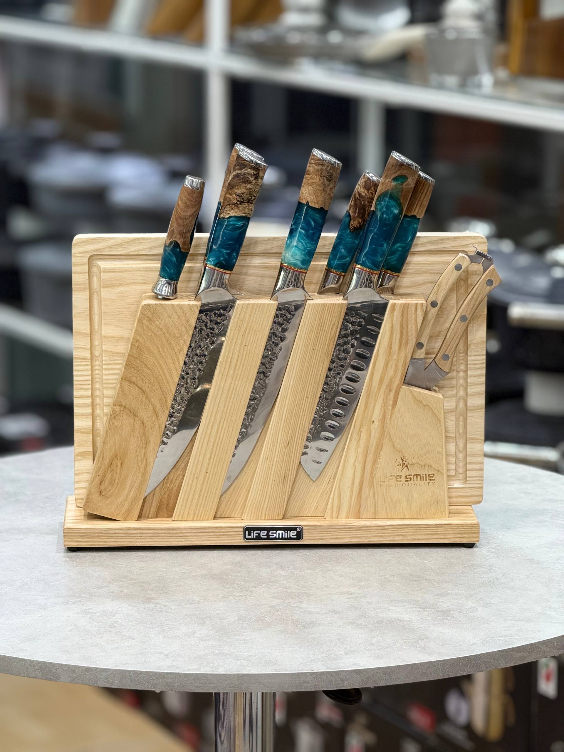 سرویس چاقو کامل اشپزخانه لایف اسمایل مدل NSEL 20