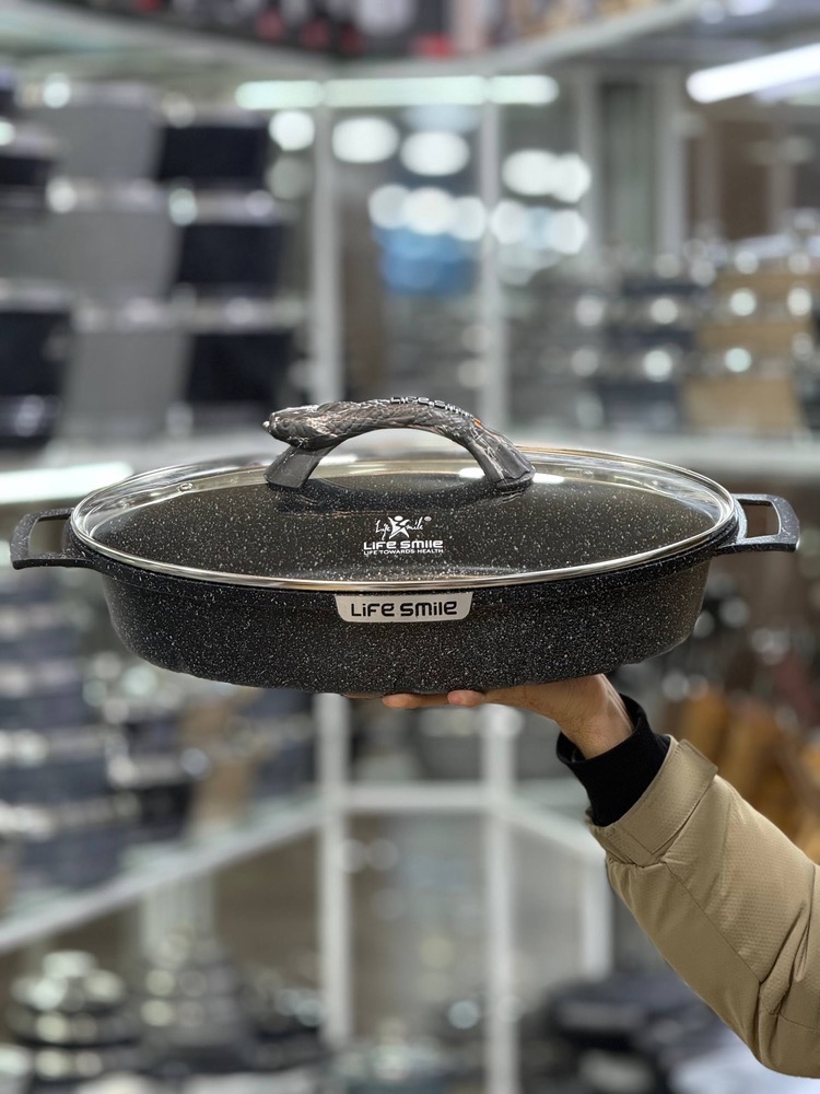 تابه ماهی گرانیت دیواره بلند لایف اسمایل