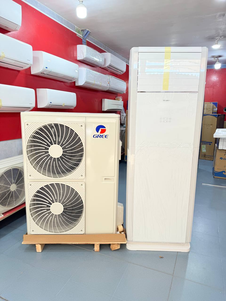 کولر گازی ایستاده گری 60000 دو فن مدل GVH60