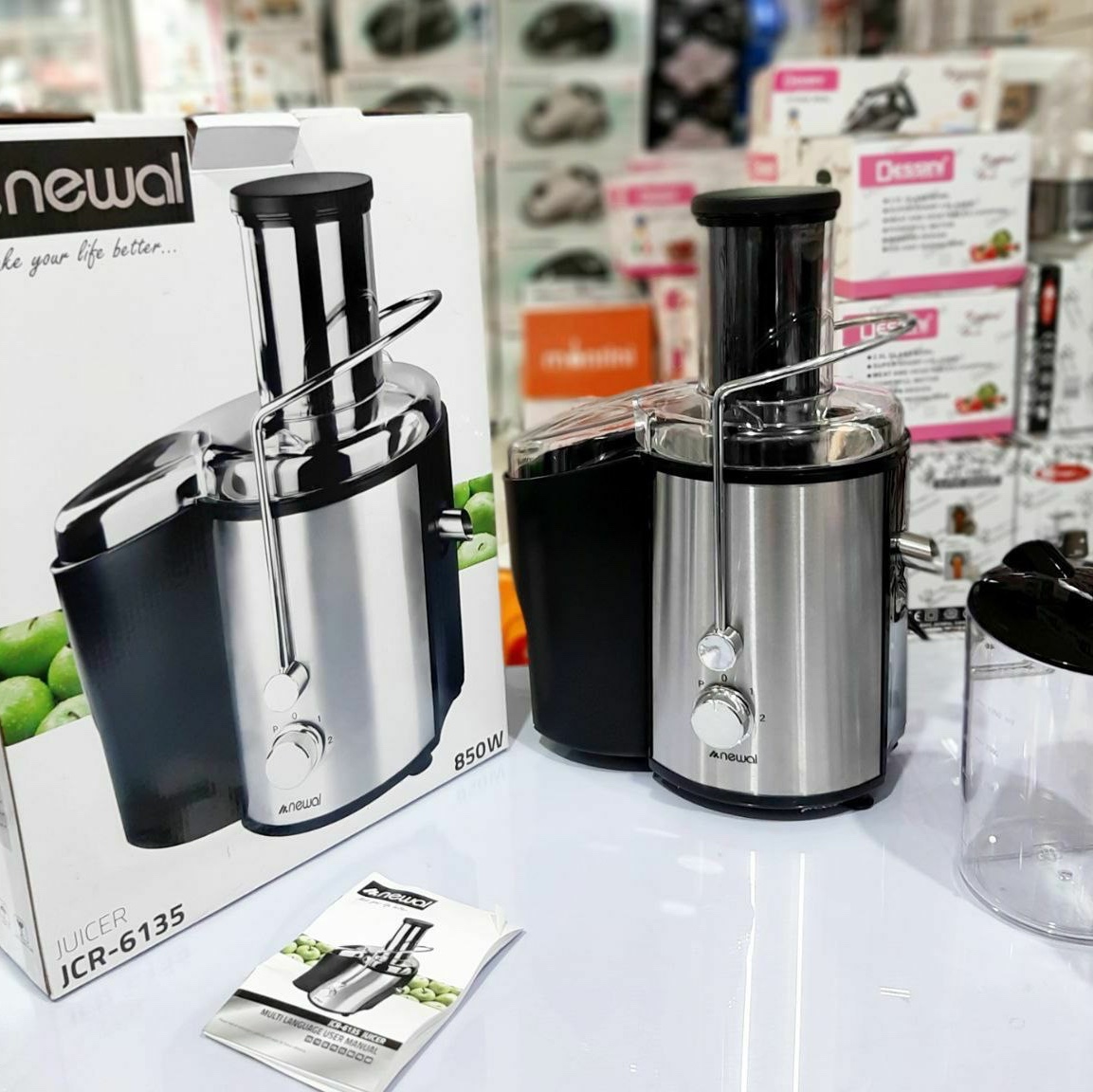 ابمیوه گیری تک کاره حرفه ای نوال مدل JCR-6135